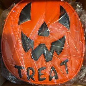 Love pain and stitches handcrafted trick and treat double sided bag